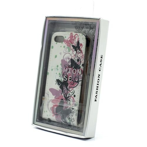 Icarer vlinders leren hoesje voor iphone 5 5s Icarer vlinders leren hoesje voor iphone 5 5s
