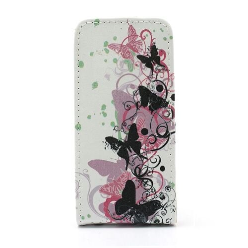 Icarer vlinders leren hoesje voor iphone 5 5s Icarer vlinders leren hoesje voor iphone 5 5s