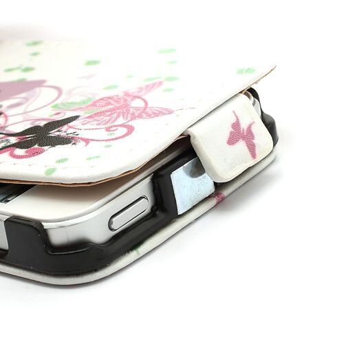 Icarer vlinders leren hoesje voor iphone 5 5s Icarer vlinders leren hoesje voor iphone 5 5s