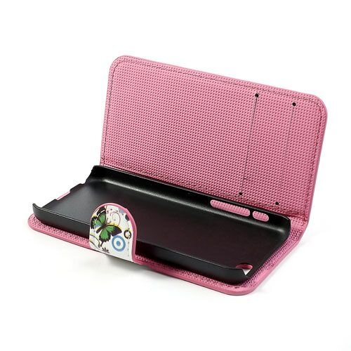 pu leren wallet iphone 5c vlinders wit pu leren wallet iphone 5c vlinders wit