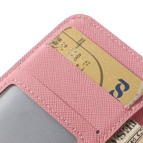 iphone 5 5s doek structuur leren case stand roze iphone 5 5s doek structuur leren case stand roze