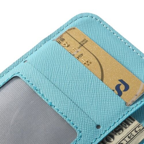 iphone 5 5s doek structuur leren case stand blauw iphone 5 5s doek structuur leren case stand blauw