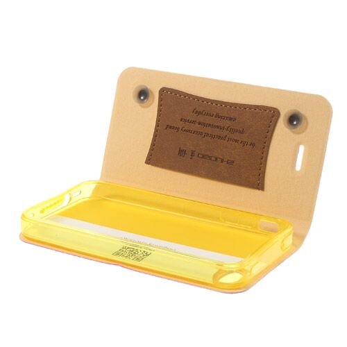 hard roze leren hoesje iphone 4s 4 bamboo spinnew