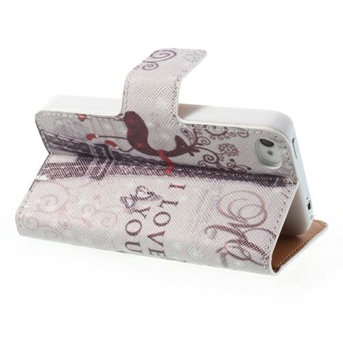 eiffeltoren leren wallet hoesje iphone 4 4s eiffeltoren leren wallet hoesje iphone 4 4s