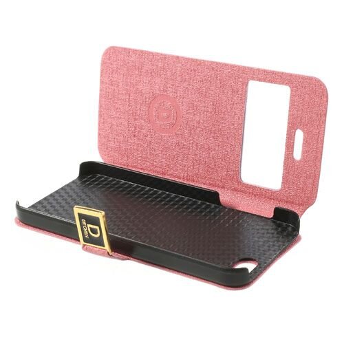 Icarer kijkvenster case iphone 5 zacht roze