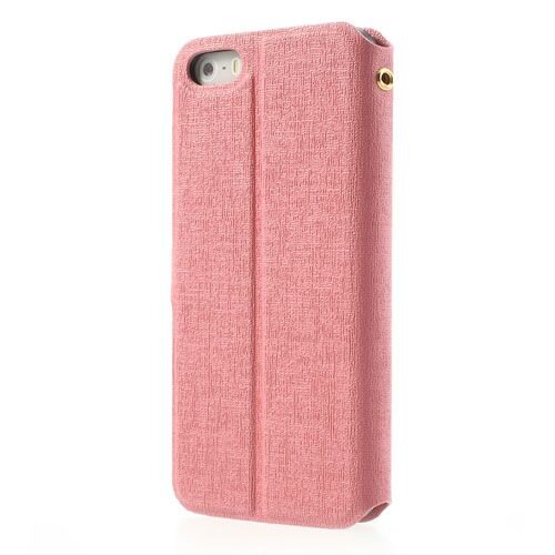 Icarer kijkvenster case iphone 5 zacht roze