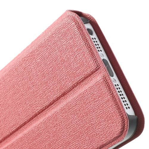 Icarer kijkvenster case iphone 5 zacht roze