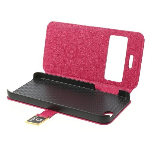 Icarer kijkvenster case iphone 5 roze