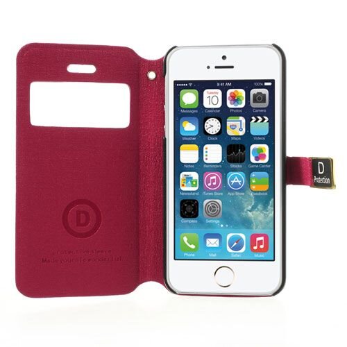 Icarer kijkvenster case iphone 5 roze