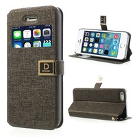 Kijkvenster case iphone 5 bruin