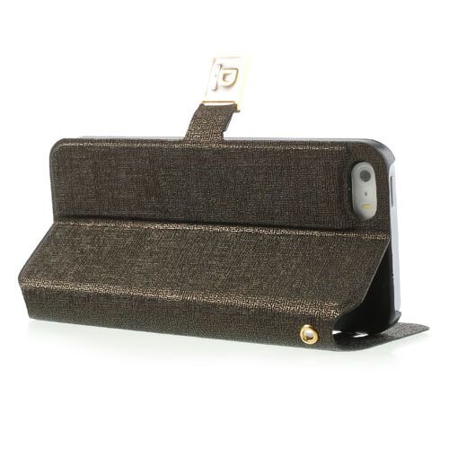 Icarer kijkvenster case iphone 5 bruin