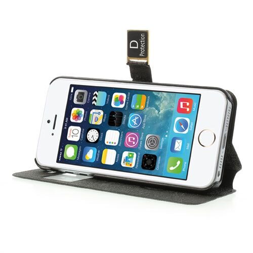 Icarer kijkvenster case iphone 5 bruin