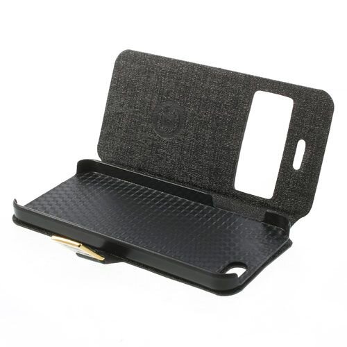 Icarer kijkvenster case iphone 5 zwart