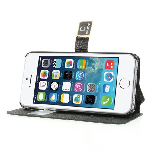 Icarer kijkvenster case iphone 5 zwart