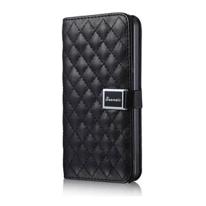 Schapenleer Wallet iPhone 5(s)/SE - Zwart Schapenleer Wallet iPhone 5(s)/SE - Zwart