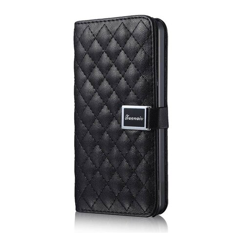schapenleer wallet iphone 5 s se zwart