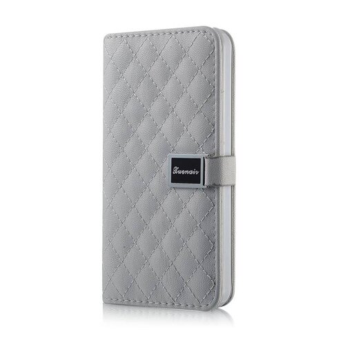 schapenleer wallet iphone 5 s se zwart