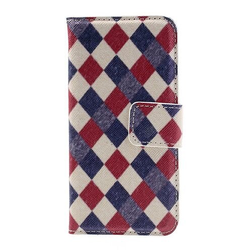 kleurrijke wallet lederen hoesje voor de iphone 5