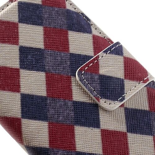 kleurrijke wallet lederen hoesje voor de iphone 5