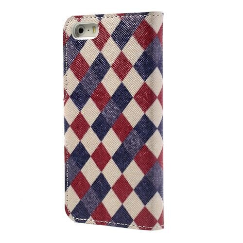 kleurrijke wallet lederen hoesje voor de iphone 5