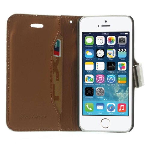 Icarer voor de iphone 5s 5 cross textuur echt leder kaar 6696701 Icarer voor de iphone 5s 5 cross textuur echt leder kaar 6696701