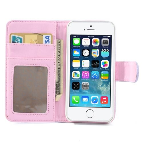 grid lederen hoesje voor iphone 5 s se paars grid lederen hoesje voor iphone 5 s se paars