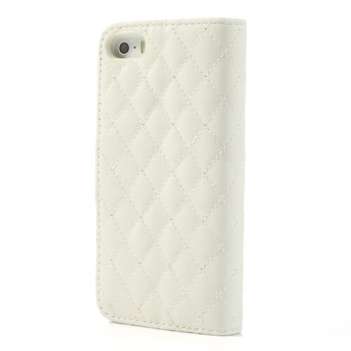 grid lederen hoesje voor iphone 5 s se wit grid lederen hoesje voor iphone 5 s se wit