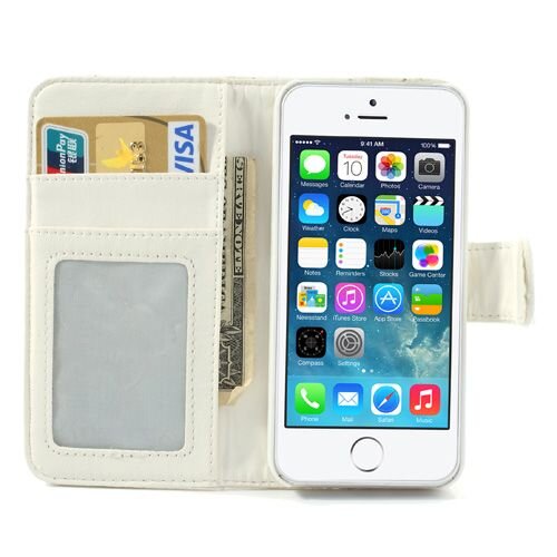 grid lederen hoesje voor iphone 5 s se wit grid lederen hoesje voor iphone 5 s se wit