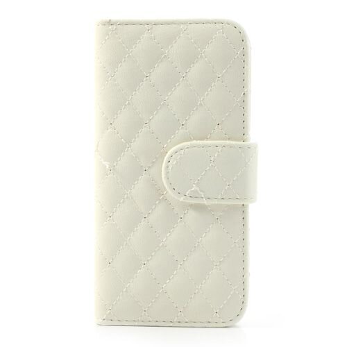 grid lederen hoesje voor iphone 5 s se wit grid lederen hoesje voor iphone 5 s se wit