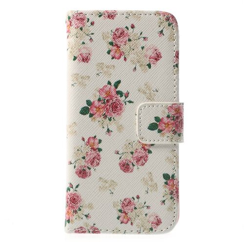pu leren wallet iphone 5c wit bloemen pu leren wallet iphone 5c wit bloemen