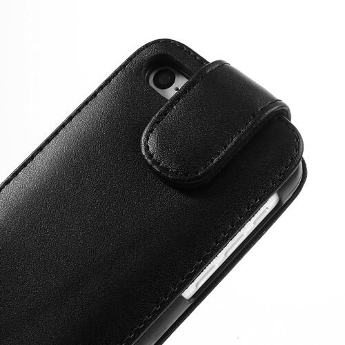 Doormoon zwart doormoon leren flip cover voor iphone 5c Doormoon zwart doormoon leren flip cover voor iphone 5c