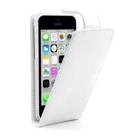 Doormoon PU Leren Flipcase iPhone 5c - Wit