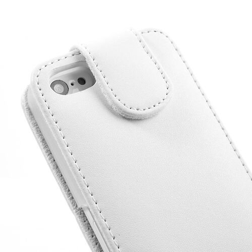 Doormoon doormoon pu leren flipcase iphone 5c wit