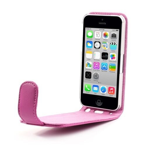Doormoon doormoon pu leren flipcase iphone 5c roze Doormoon doormoon pu leren flipcase iphone 5c roze