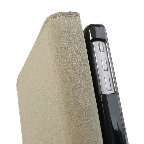 cartoon graffiti leer hoesje voor iphone 5c roze