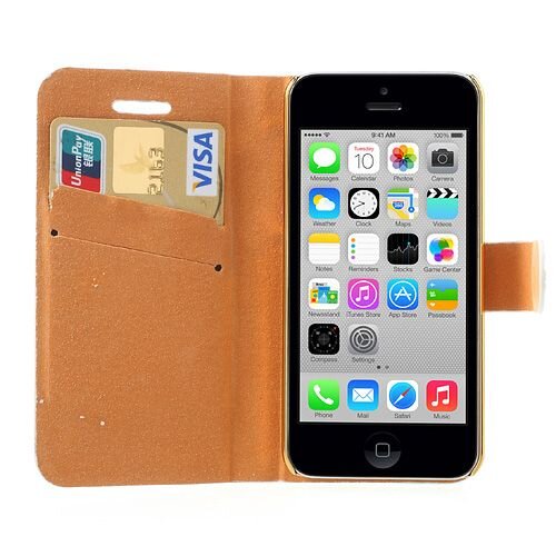 diamant leren hoesje voor iphone 5c 6699306