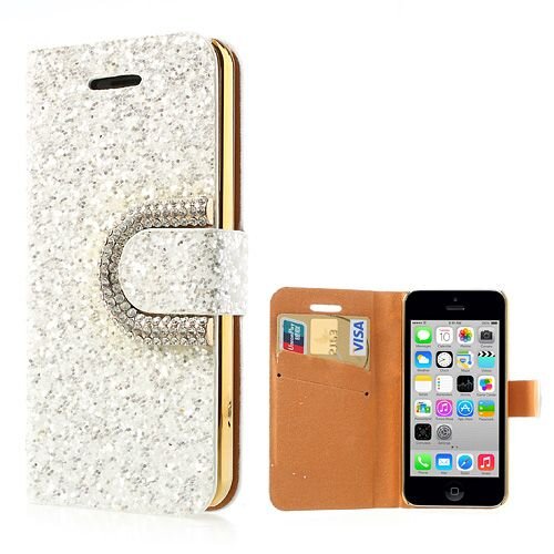 diamant leren hoesje voor iphone 5c 6699306
