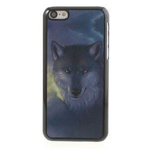 3D Wolf Hoofd hoesje voor iPhone 5c