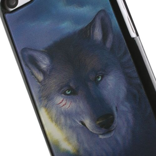 3d wolf hoofd hoesje voor iphone 5c