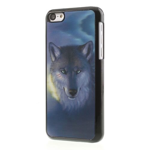 3d wolf hoofd hoesje voor iphone 5c
