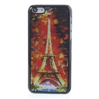 3D Eiffeltoren kleuren hoesje voor iPhone 5c