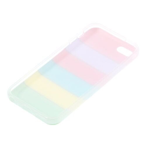 kleurrijke regenboog glittery powder tpu gel cove