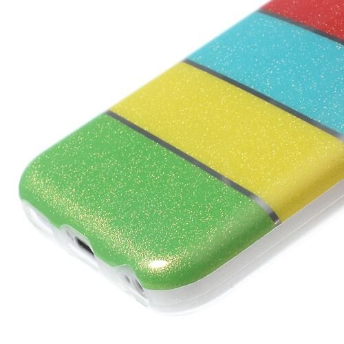 kleurrijke regenboog glittery powder tpu gel cove