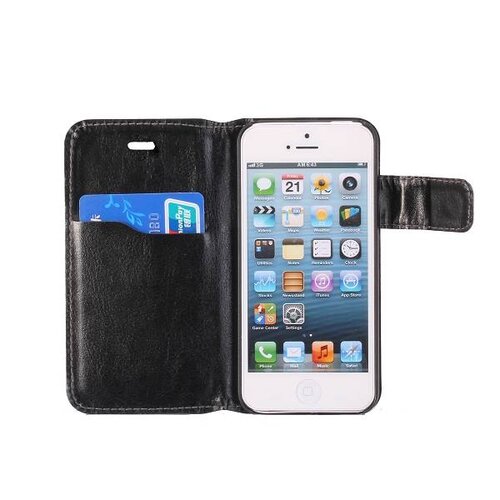 crazy horse stand lederen case iphone 5 5s wit crazy horse stand lederen case iphone 5 5s wit