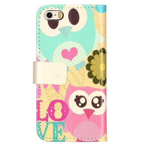 Uilenserie wallet style leren hoesje voor de iphone 5 5s lov 6890708 Uilenserie wallet style leren hoesje voor de iphone 5 5s lov 6890708