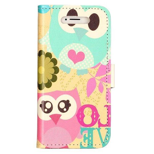 Uilenserie wallet style leren hoesje voor de iphone 5 5s lov 6890708 Uilenserie wallet style leren hoesje voor de iphone 5 5s lov 6890708