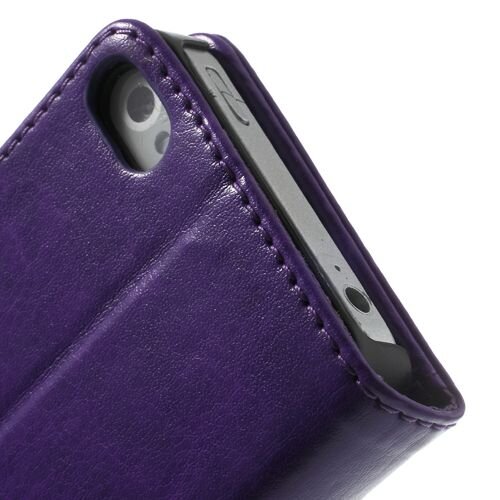 Crazy Horse crazy horse stand lederen kaarthouder paars voor