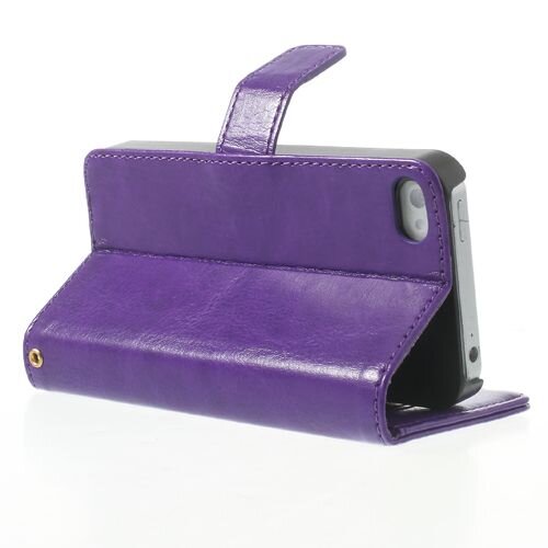 Crazy Horse crazy horse stand lederen kaarthouder paars voor