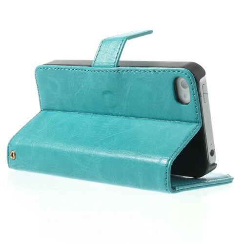 Crazy Horse crazy horse stand lederen kaarthouder turquoise v Crazy Horse crazy horse stand lederen kaarthouder turquoise v