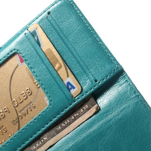 Crazy Horse crazy horse stand lederen kaarthouder turquoise v Crazy Horse crazy horse stand lederen kaarthouder turquoise v